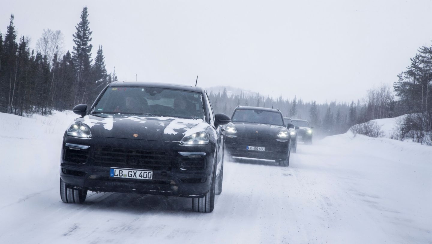 Global endurance test for the new Cayenne Porsche Newsroom