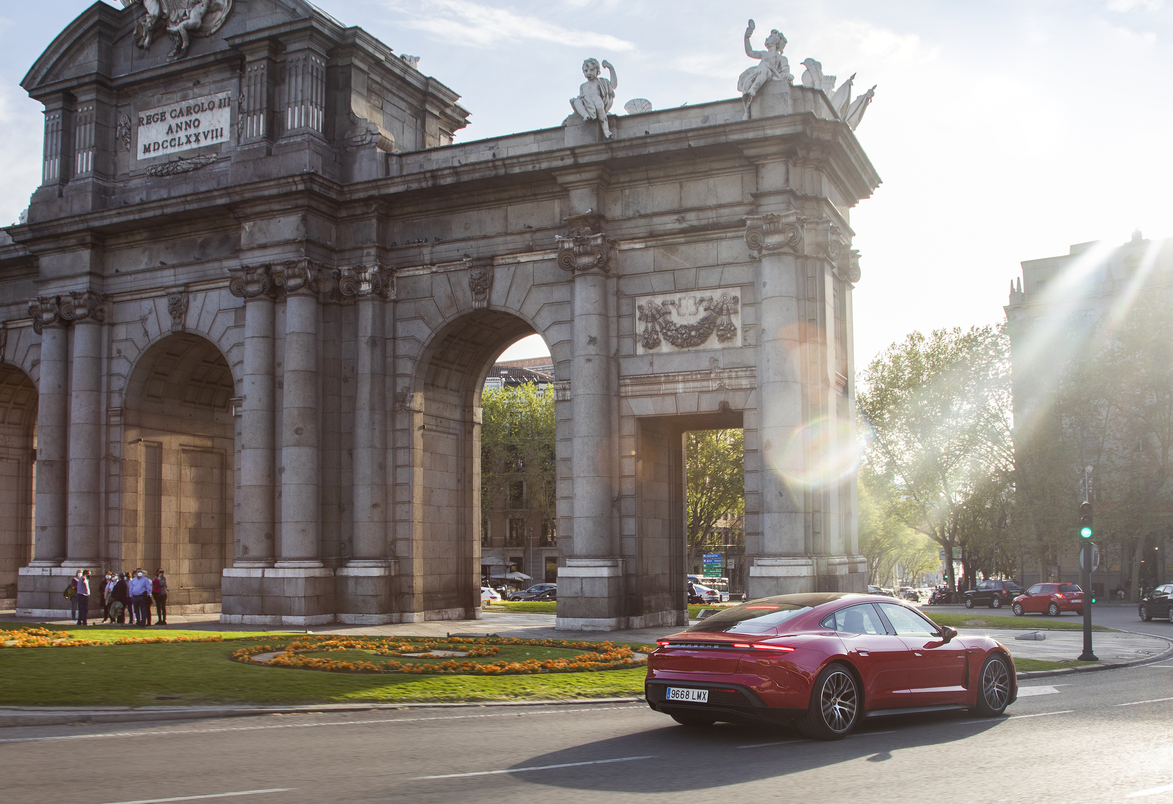 Porsche Taycan, ruta Madrid-Barcelona-Madrid, 2021, Porsche Ibérica