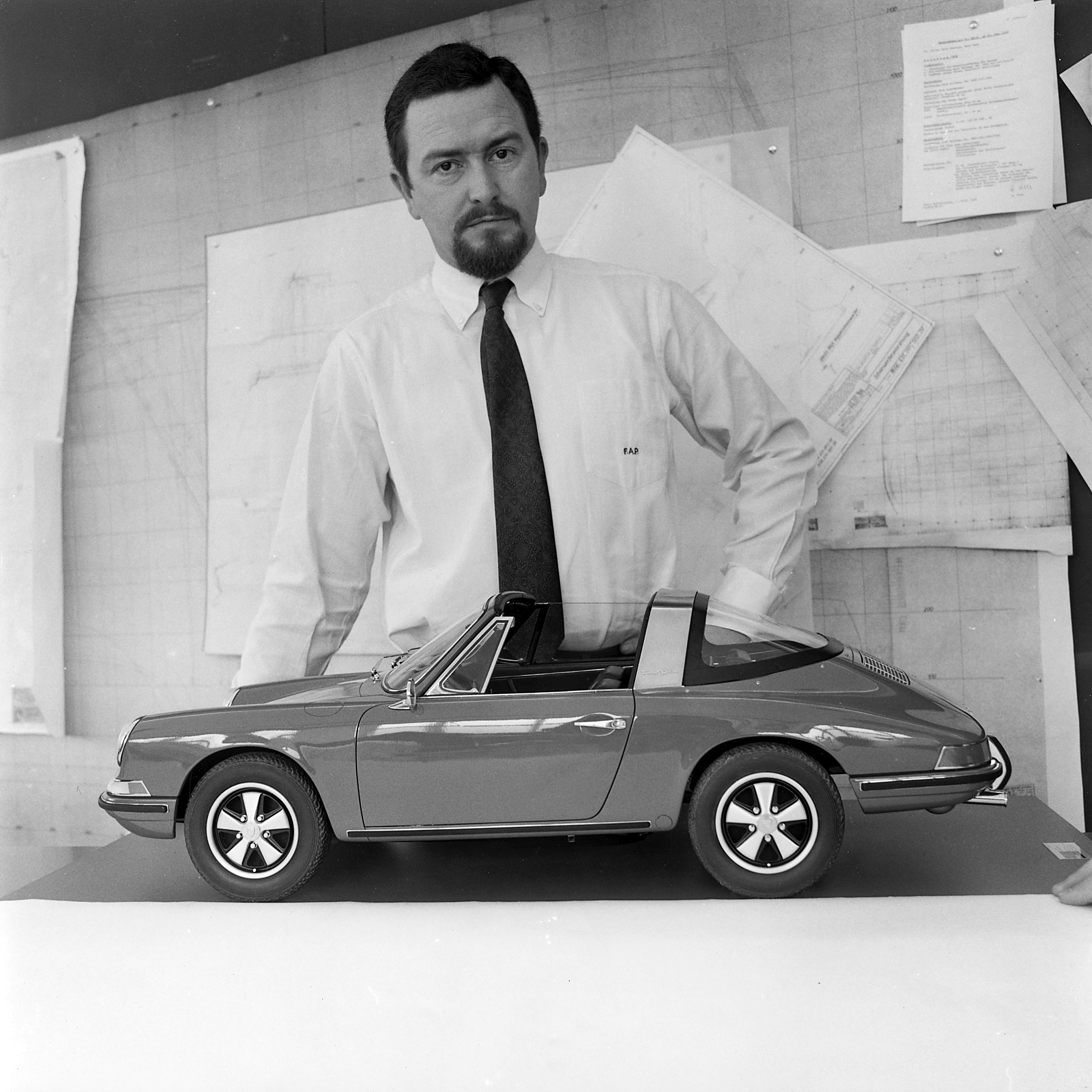 Ferdinand Alexander Porsche, 1:5-scale model Targa, 1968, Porsche AG