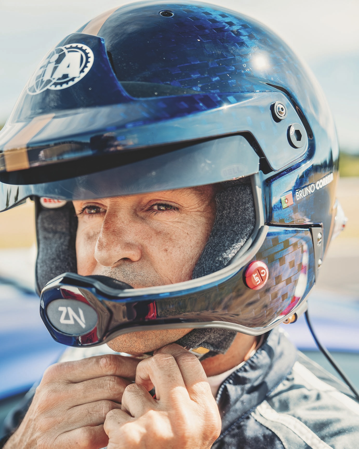 Bruno Correia, driver of the Formula E Safety Car, 2024, Porsche AG