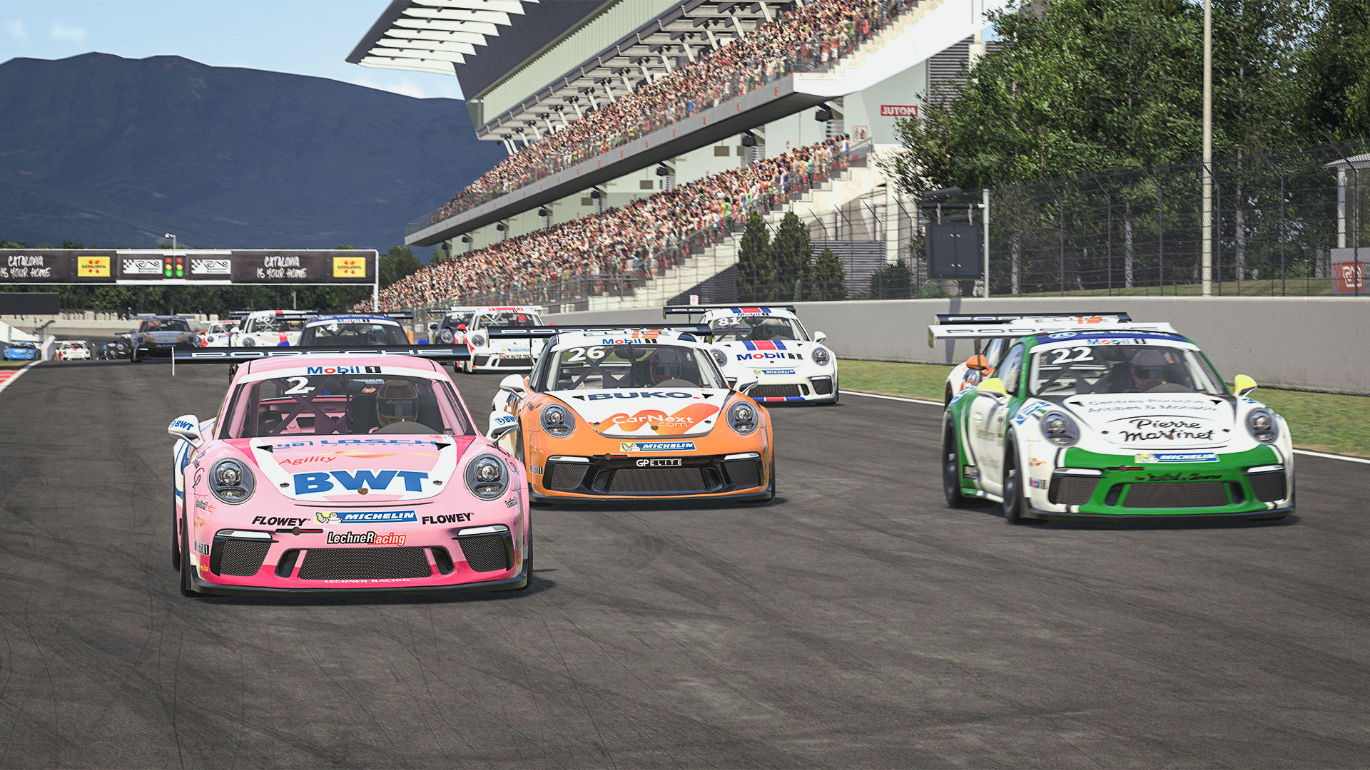 911 GT3 Cup, Porsche Mobil 1 Supercup Virtual Edition, Barcelona, 2020, Porsche AG