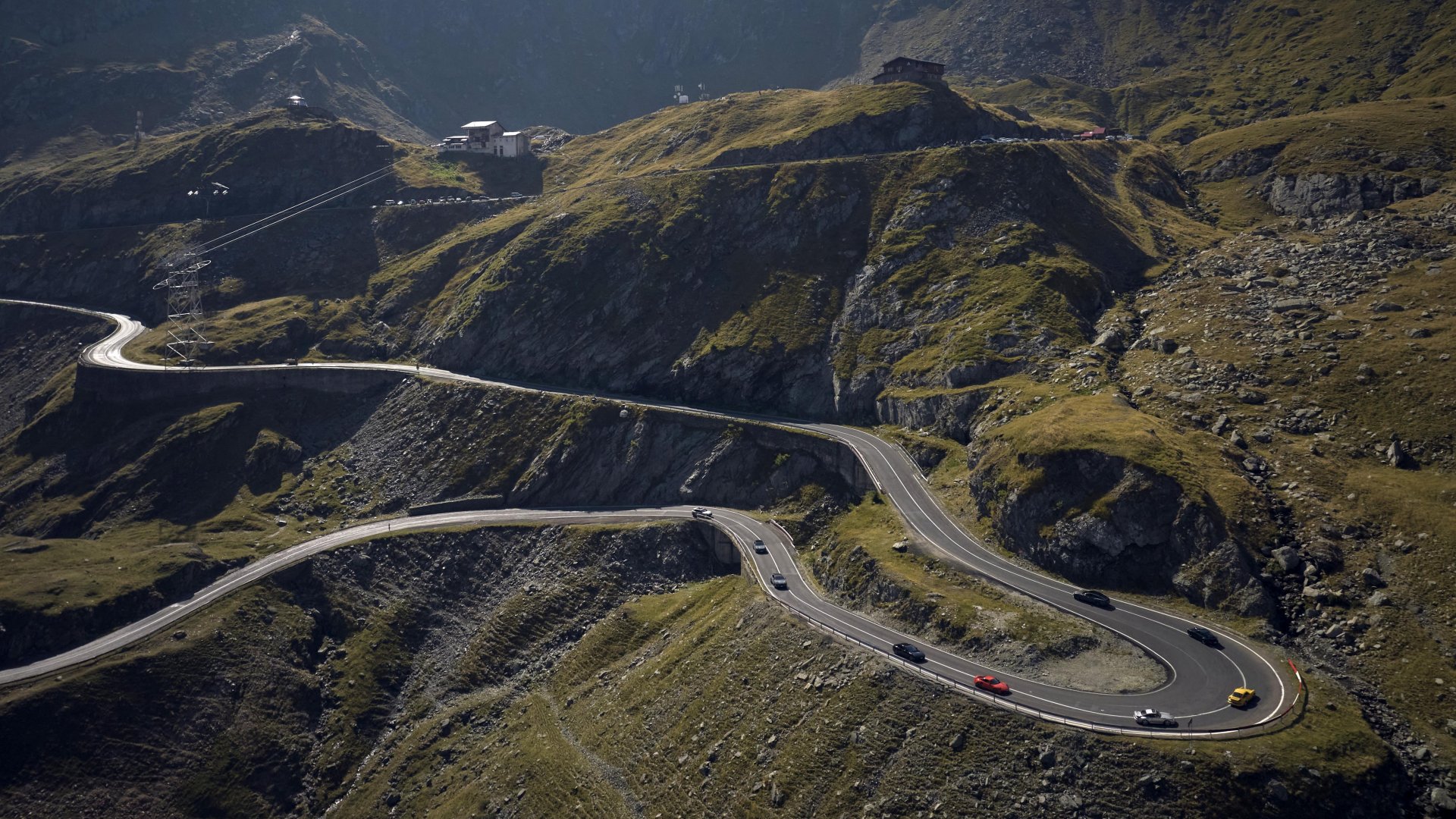 911 Turbo 3.3 (930), 911 Turbo 3.6 (964), 911 Turbo S (993), 911 Turbo S (992), Transfagarasan, Romania, 2024, Porsche AG