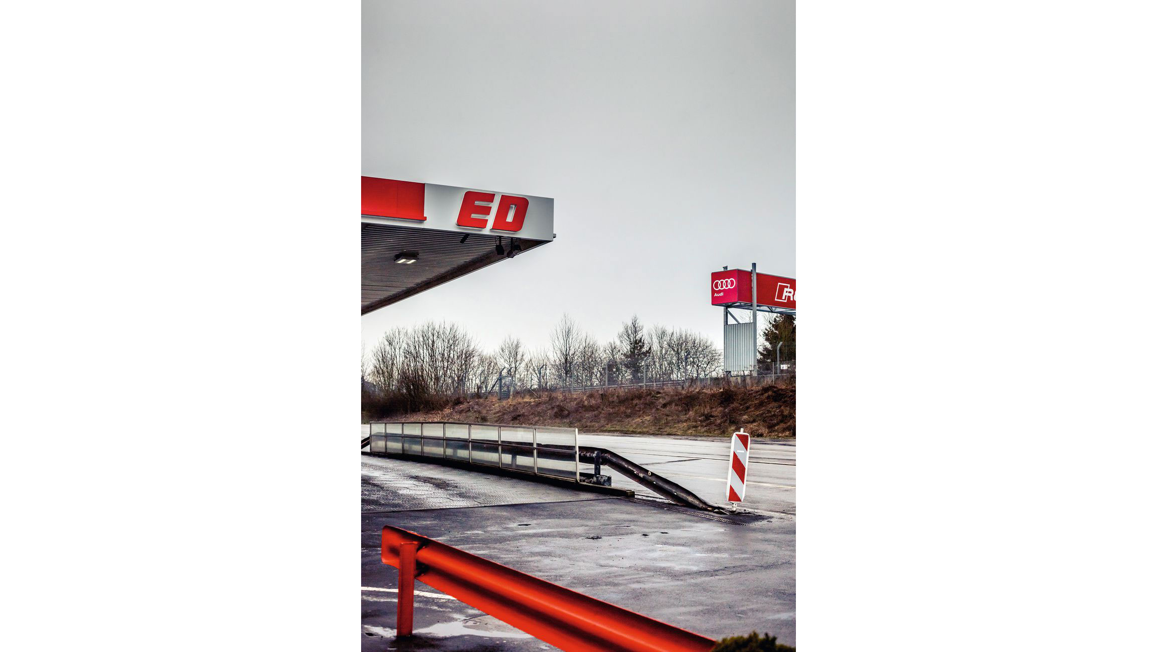 Petrol station at Döttinger Höhe, 2020, Porsche AG