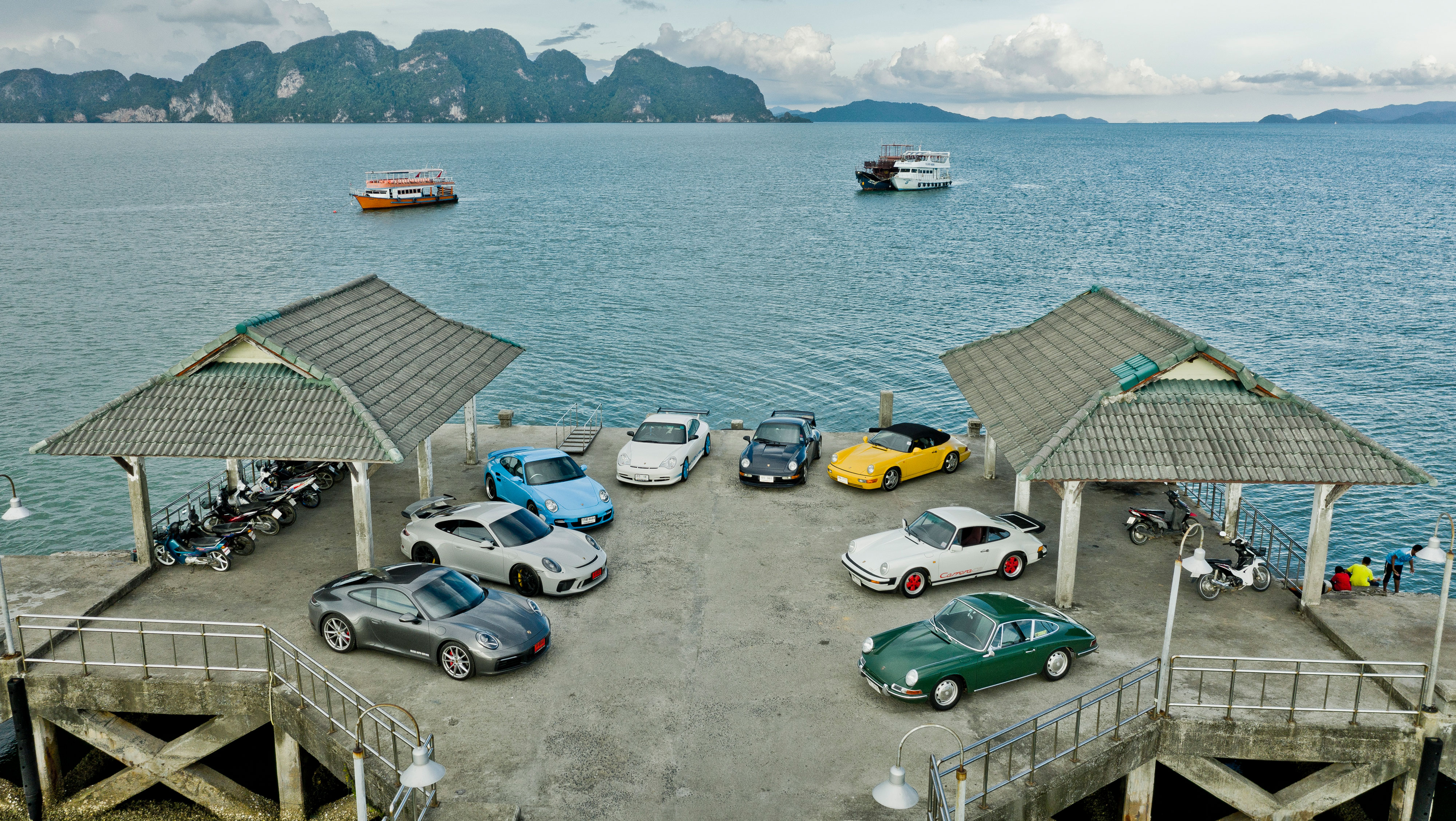 Ocho generaciones del Porsche 911, Tailandia, 2019, Porsche AG